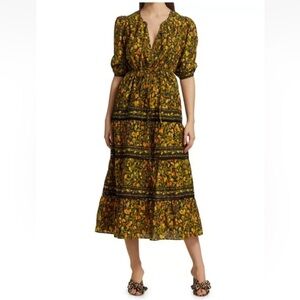 Farm Rio Star Fruits Maxi Dress size medium